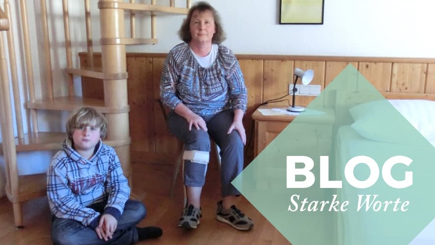 Starke Worte: Simone und ihr Sohn