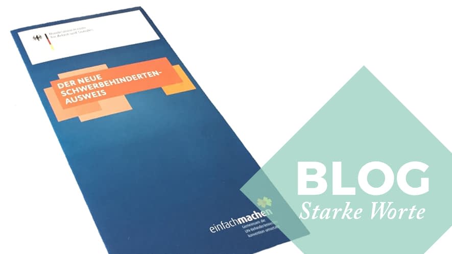 Broschüre zum Schwerbehindertenausweis