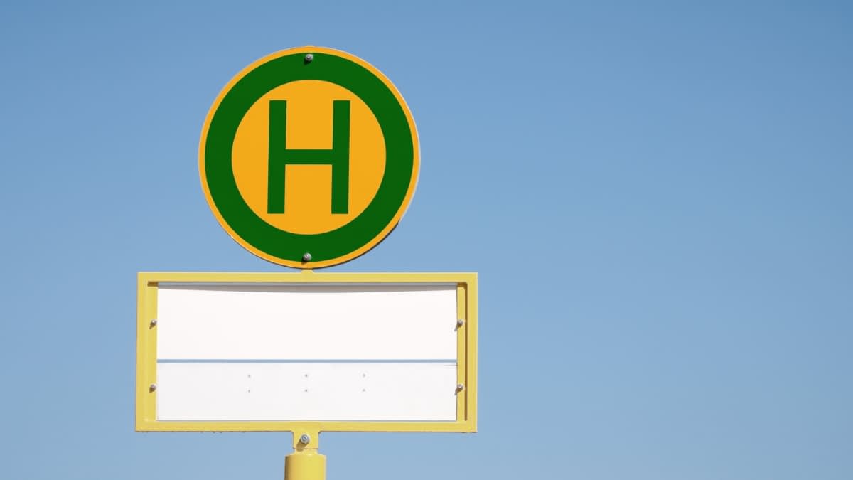 Haltestellenschild