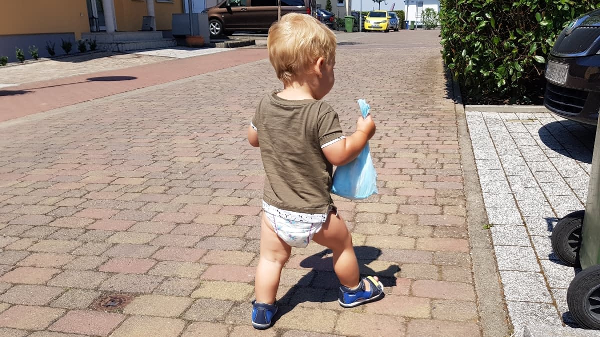 Colin auf der Straße