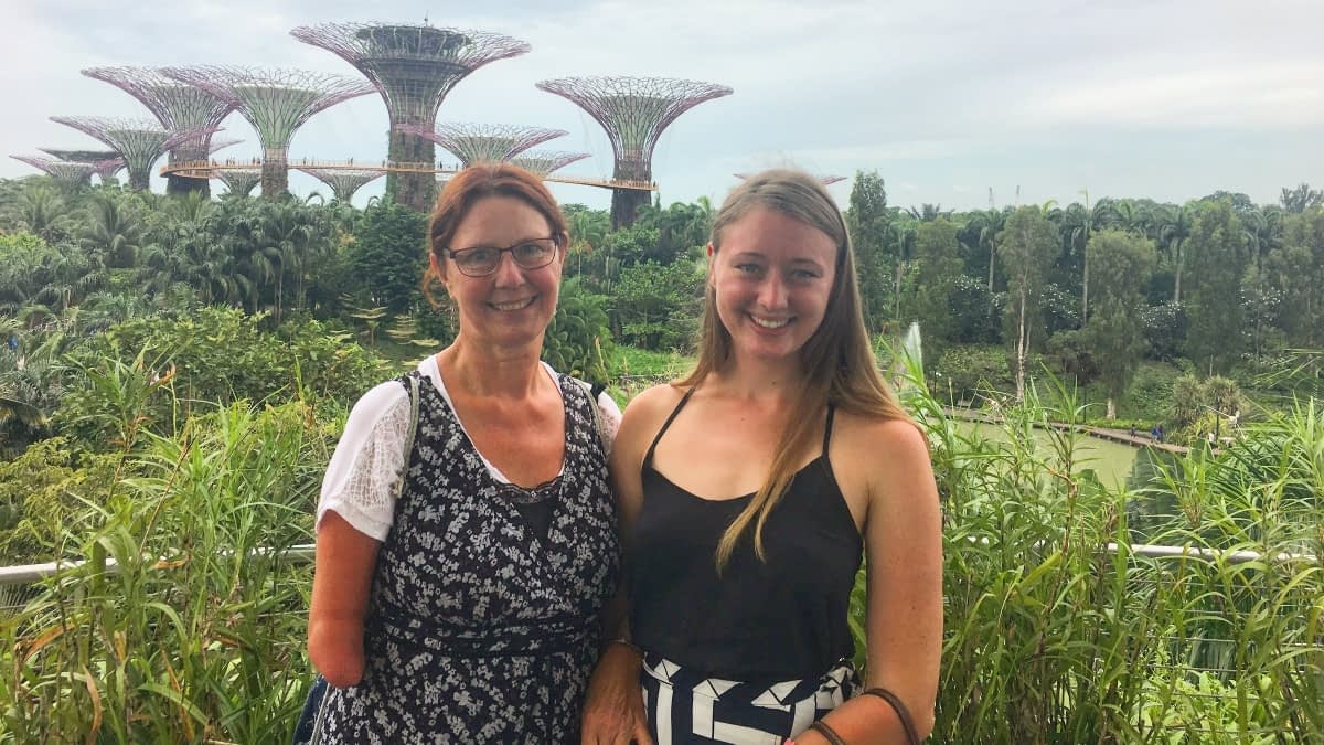 Mathilda und Heike besuchen den Garden by Bay in Singapur