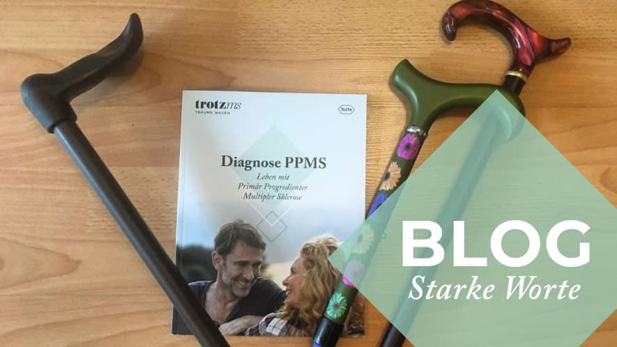 Heikes Gehstöcke und eine PPMS Broschüre