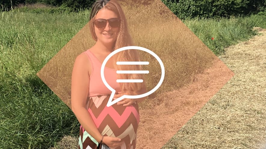 zweifache Mutter trotz MS: Nadine 