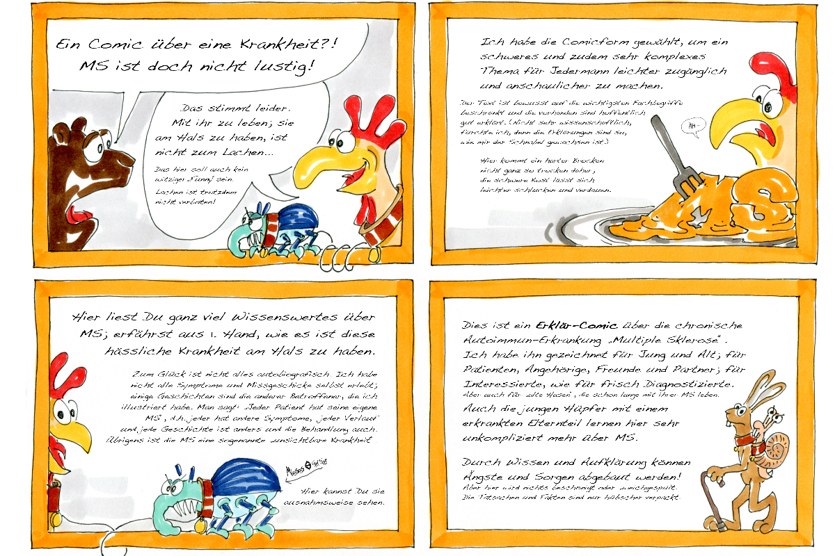 Comic über MS