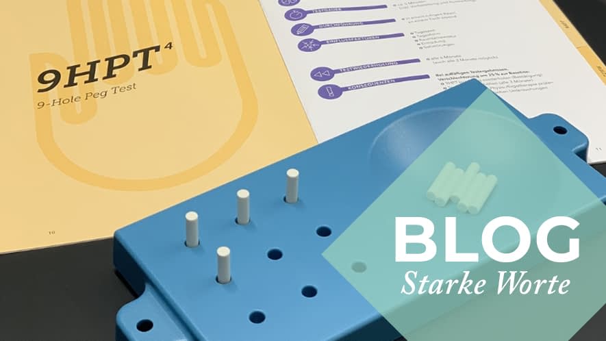 9-Hole Peg Test für MS-Verlaufsdokumentation