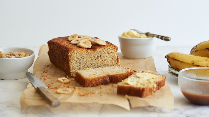 Zuckerfreies Bananenbrot