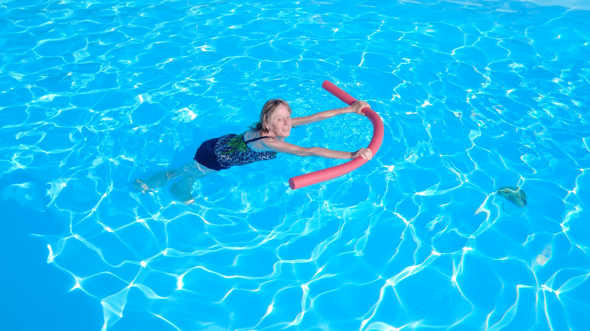 MS-Betroffene Sandra im Urlaub