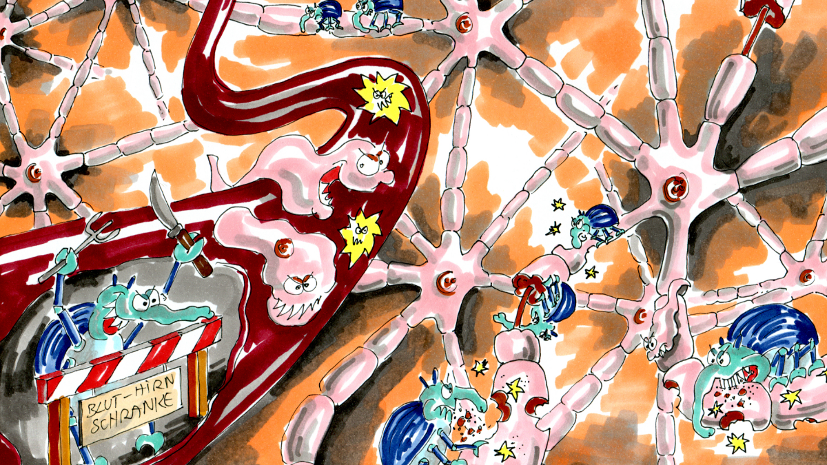 Karikatur von MS-Betroffener Jennie