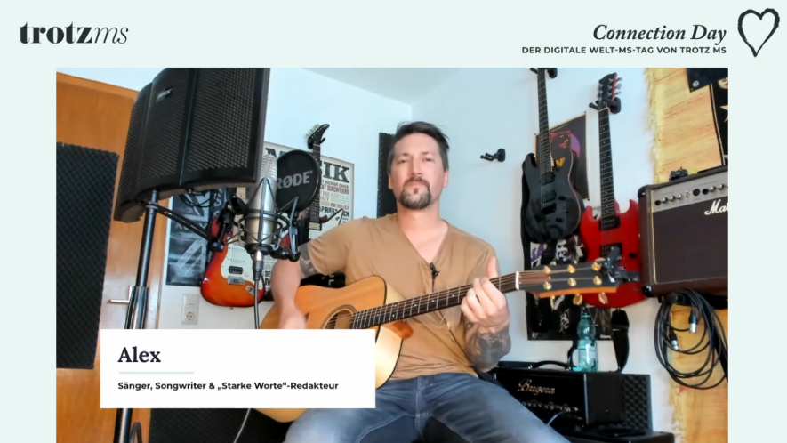 MS-Betroffener Alex beim Connection Day