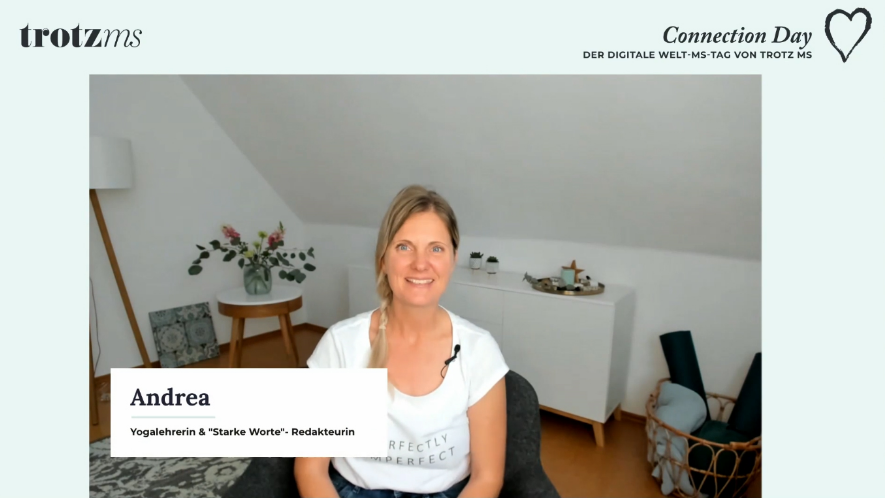 Yogasession mit Andrea beim Connection Day