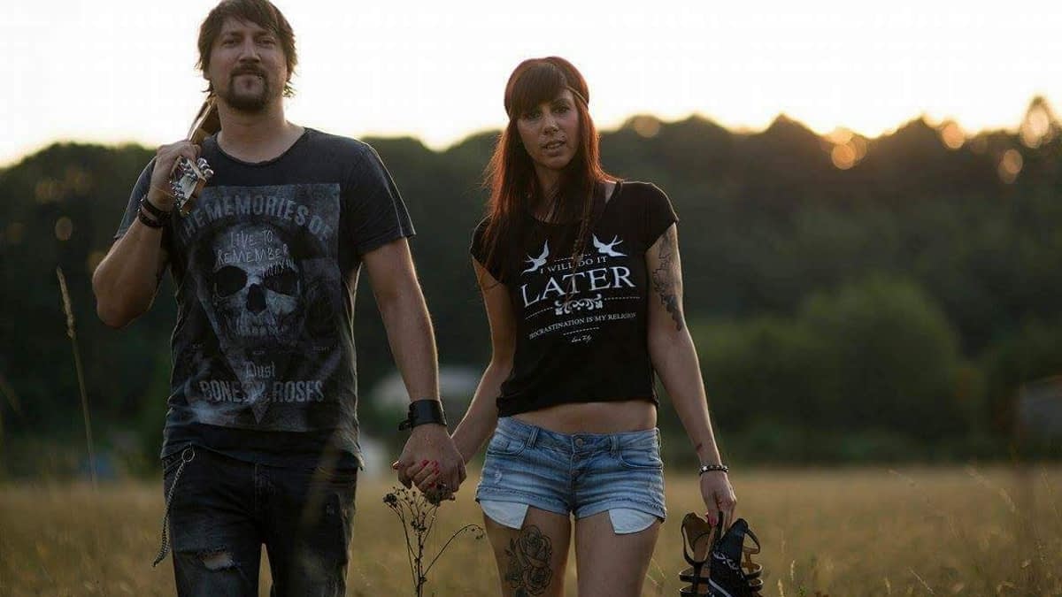 Manuela T. mit ihrem Partner