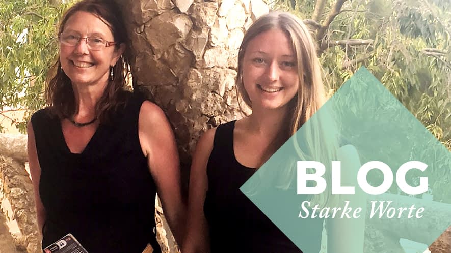 Mathilde mit ihrer Mutter