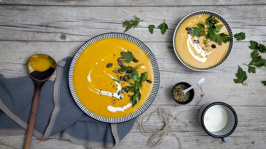Kürbiscremesuppe