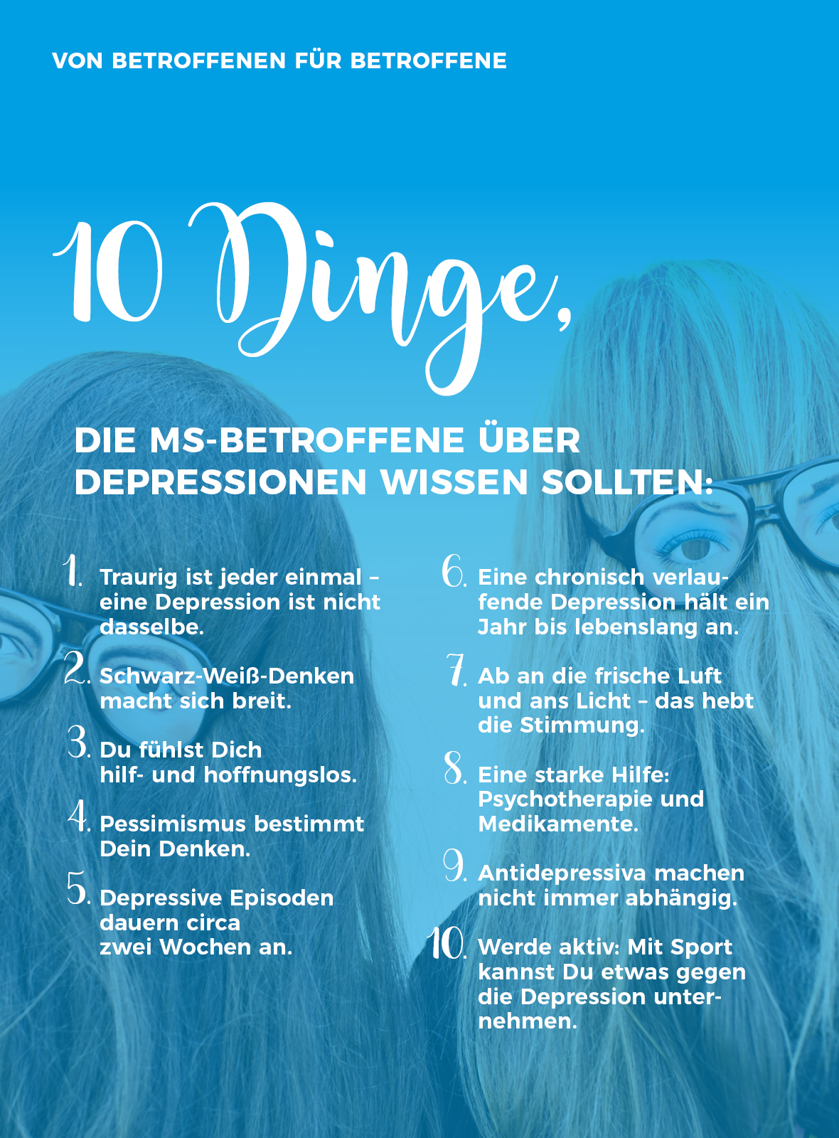 10 Dinge, die MS-Betroffene über Depressionen wissen sollten