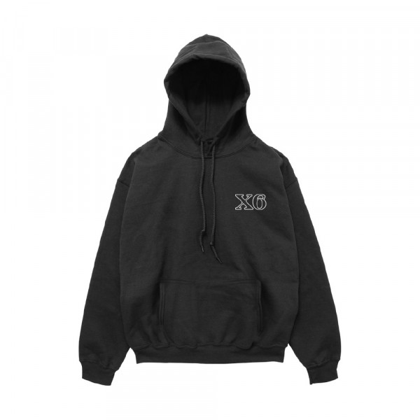 X6 - Hoodie - Sarg - Black
