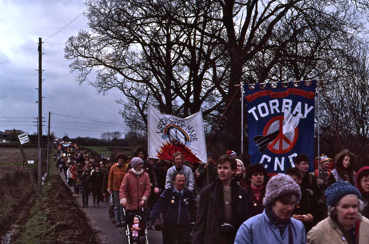 British Youth Culture Easter CND demonstration in 1983 Vaia