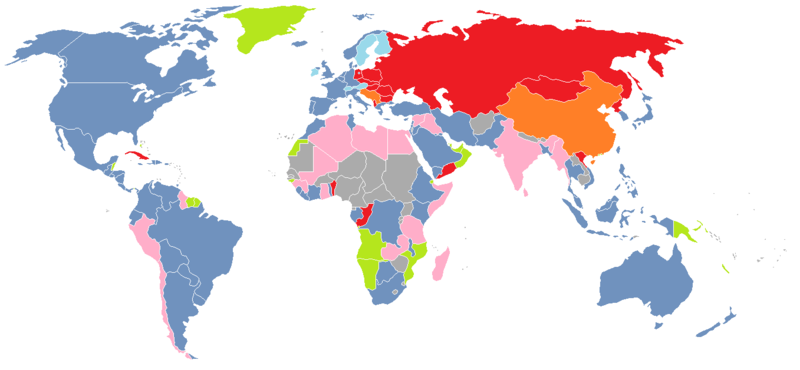 Guerra Fría Las alianzas de la Guerra Fría en 1970 StudySmarter