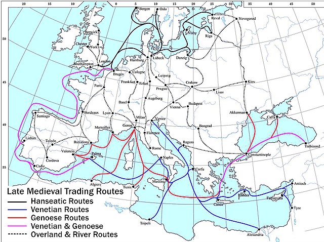 Mediterranean Sea Trade Travel Routes Vaia