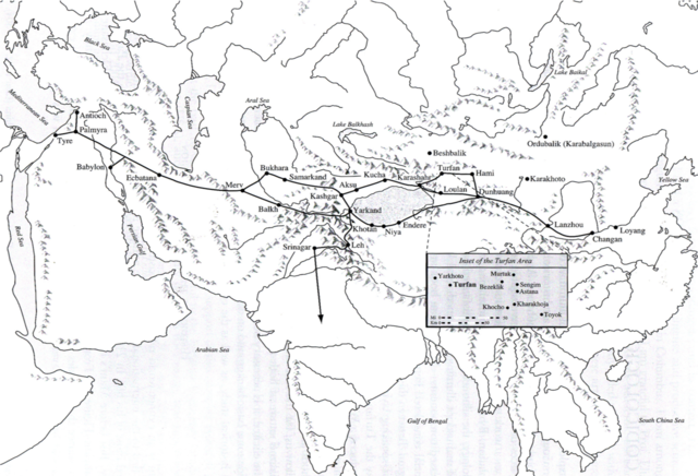 Xuanzang, Silk Road, Vaia
