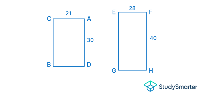 Transformations de similitude Figures similaires StudySmarter