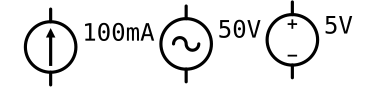 Circuits Symboles des sources d'énergie StudySmarter