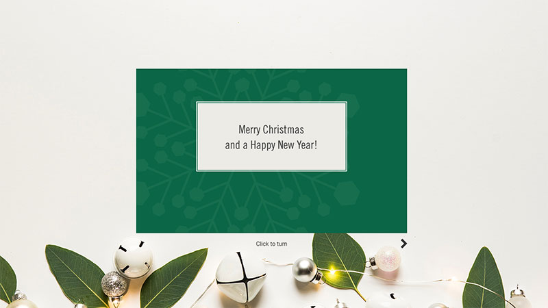 eCard Christmas eCard Merry Christmas, snow-flake, vector, green