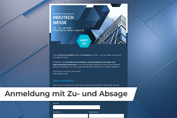 Beispielkarte anfordern