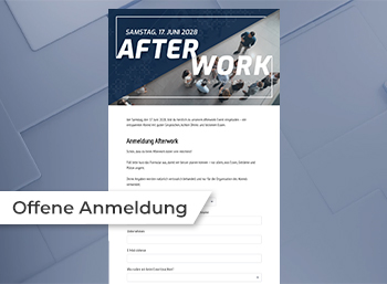 eCard Einladung Afterwork Offen Afterwork, Offene Anmeldung