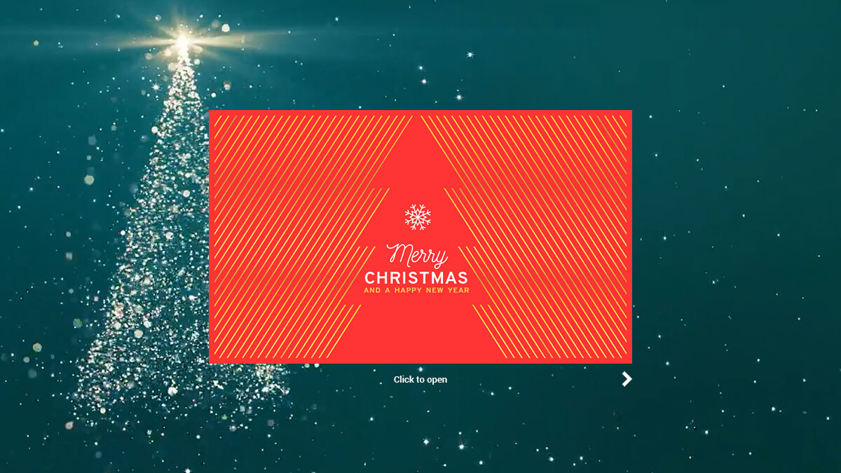 eCard Christmas eCard Merry Christmas, Tree, Lines, red, gold