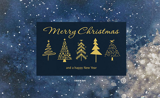 eCard Christmas eCard Christmas, Trees, blue