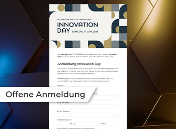 eCard Einladung Innovation Day Offen Innovation Day, Offene Anmeldung