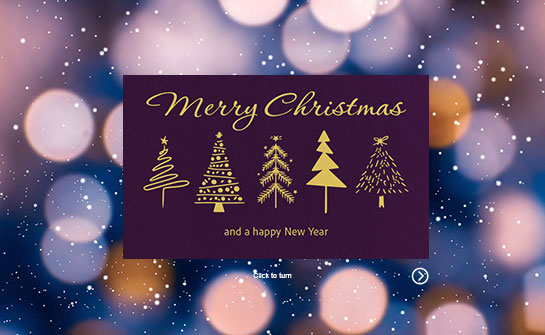 eCard Christmas eCard Christmas, Trees, Purple