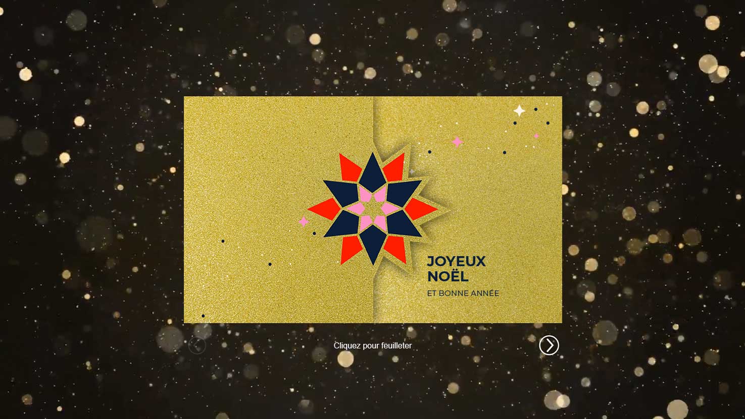 eCard Joyeux Noël Noël, étoile, Or