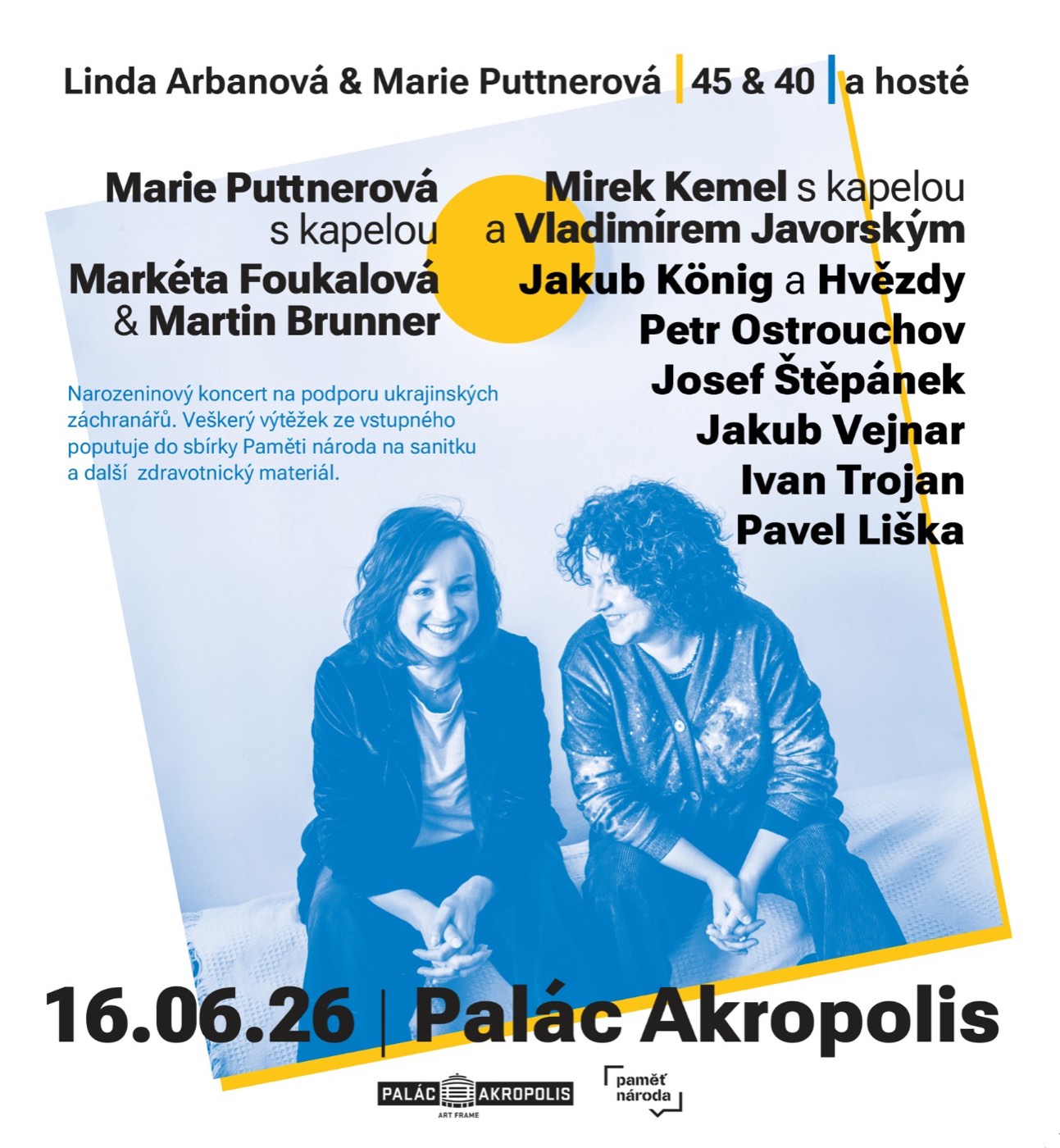 Pozvánka na charitativní koncert