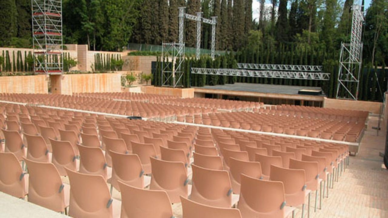 Teatro del Generalife en Jardines de la Alhambra