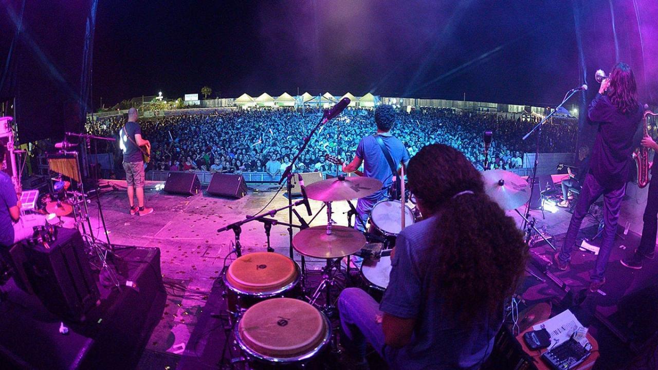 Playa de Poniente. Recinto del Festival.