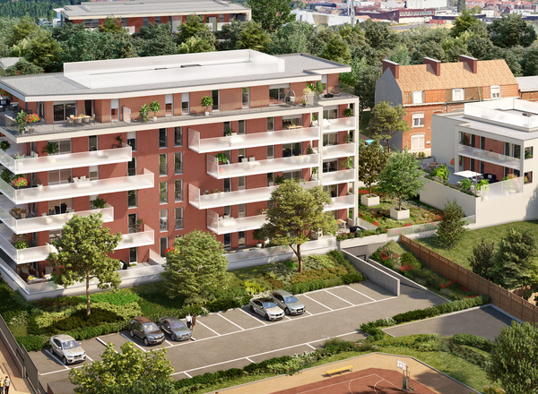 Programme Immobilier Neuf à La Madeleine Bord de Deûle Bâtiment D