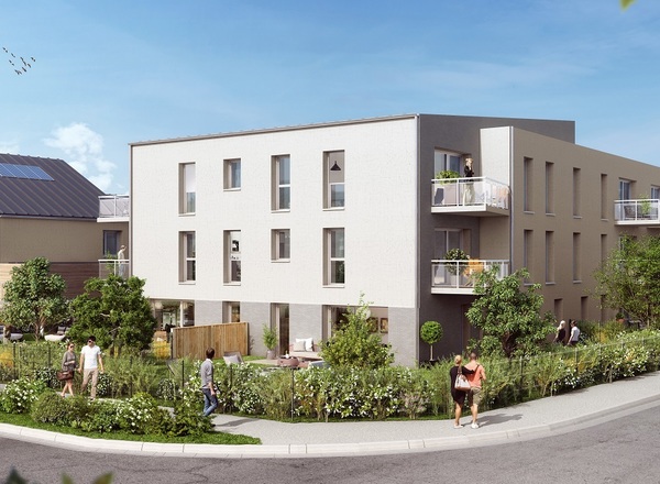 Résidence de standing avec jardins privatifs à Bezannes