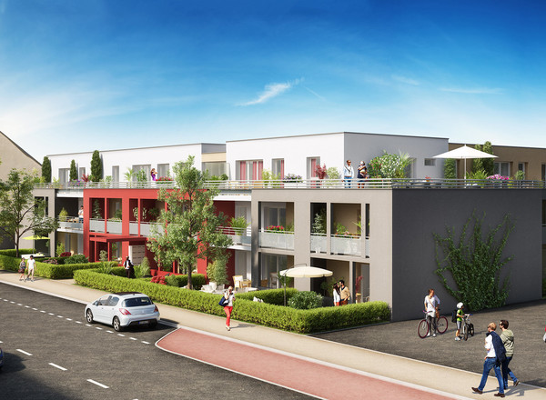 Nouvelle résidence du T2 au T4 neuve à Saint-Louis