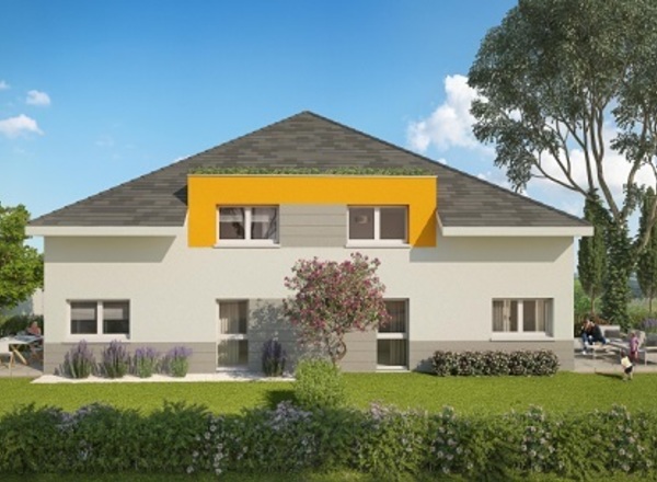 Duplex-jardin neuf à Pfastatt