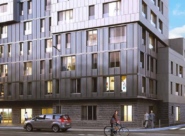 Résidence contemporaine au centre ville d'Amiens