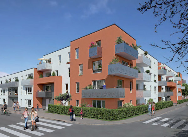 Programme immobilier contemporain à Lys-Lez-Lannoy, du T2 au T3