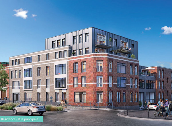 Programme immobilier moderne à Roubaix