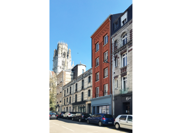 Programme immobilier à Rouen rue des Boucheries et rue Eau de Robec