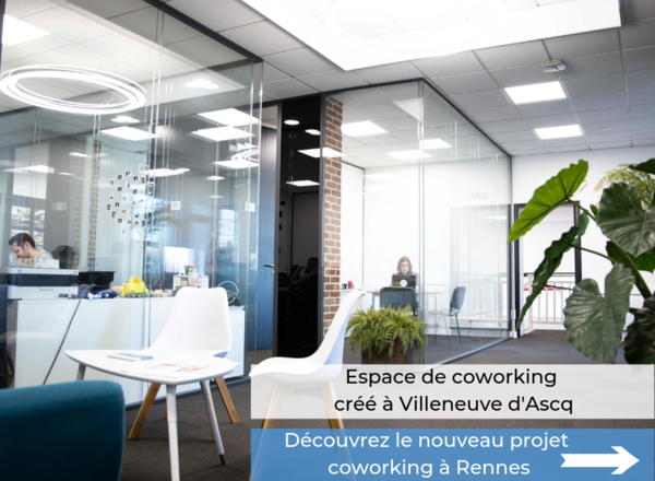 Espace de coworking à Rennes ZAC Atalante Champeaux
