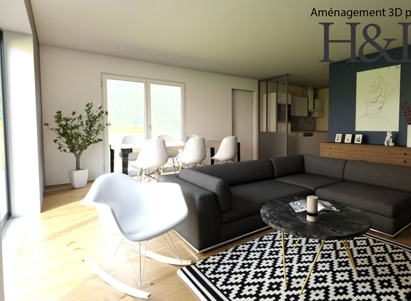 Maison neuve plain-pied 4 pièces Jaunay-Marigny