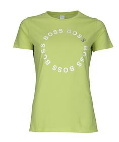 T-Shirt mit Logo-Motiv und Folienprint