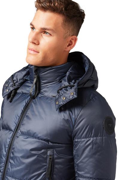Pufferjacke mit abnehmbarer Kapuze