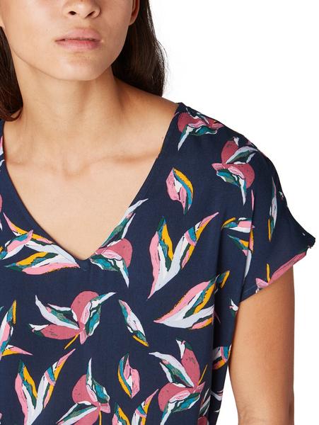 Gemusterte Bluse