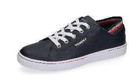 Sneaker mit Glitzer-Tommy-Streifen